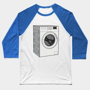 Washing machine cartoon illustration Baseball T-Shirt